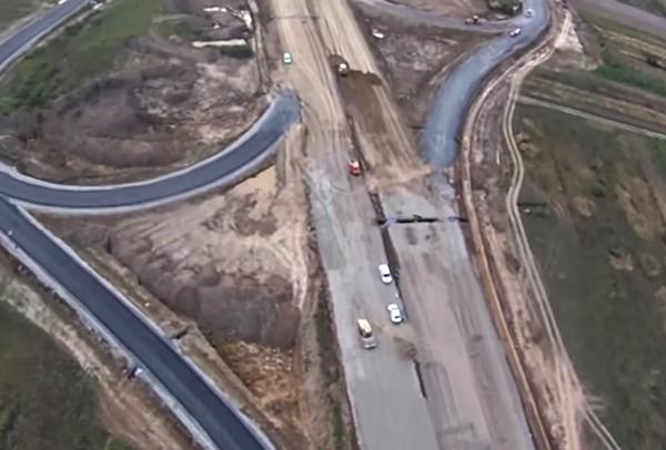 Autostrada Lugoj - Deva, septembrie 2015, Foto: Captura YouTube