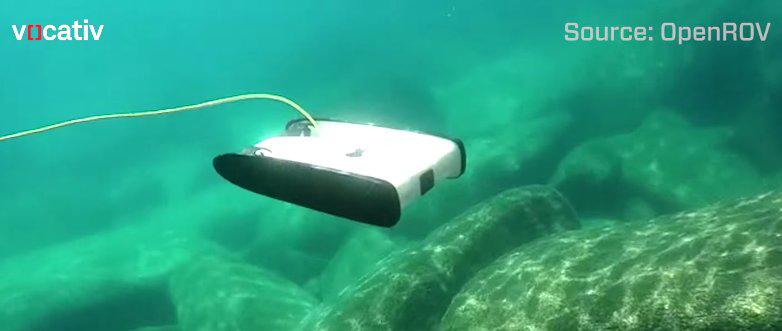 Drona subacvatica OpenROV, Foto: Captura YouTube