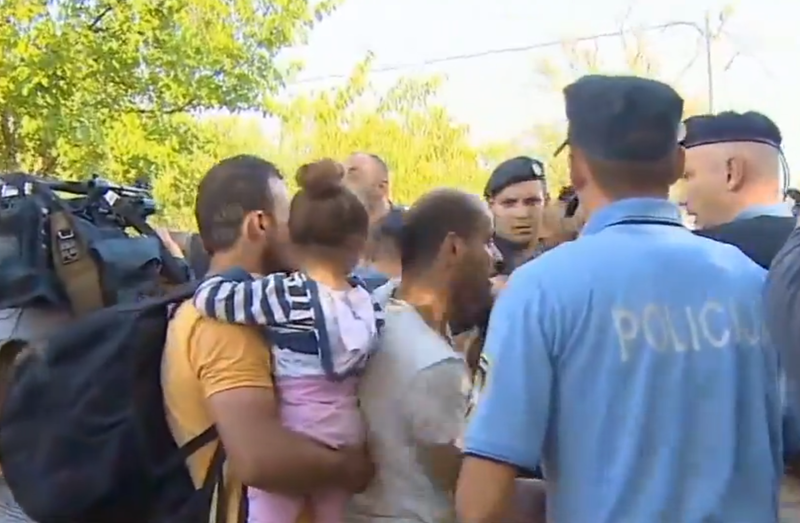 Migranti in Croatia , Foto: Captura YouTube