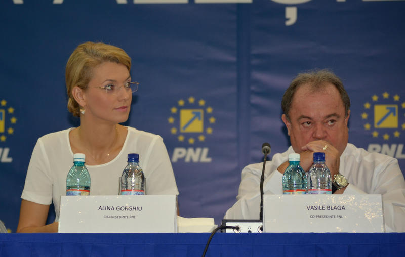 Alina Gorghiu si Vasile Blaga (foto arhiva), Foto: PNL