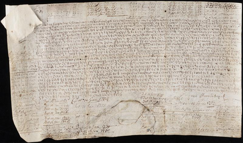 Obligatiune olandeza din 1648, platita si acum, Foto: Yale University