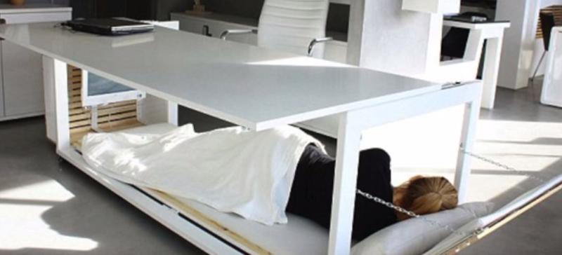 Biroul care se transforma in pat, Foto: Captura YouTube