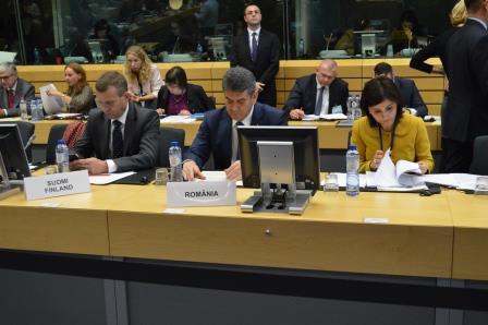 Gabriel Oprea la Consiliul JAI, Foto: MAI