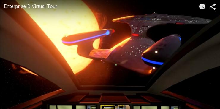 Tur virtual pe nava spatiala Star Trek USS Enterprise, Foto: Captura YouTube