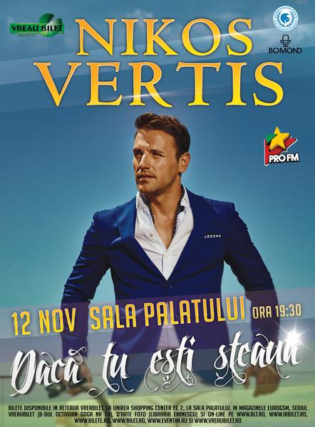 Nikos Vertis la Bucuresti, Foto: Afis concert