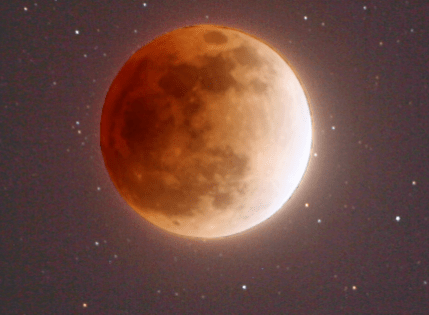 Eclipsa totala de Superluna, Foto: NASA