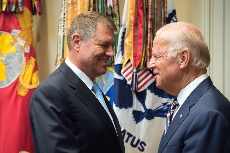Klaus Iohannis si Joe Biden, la Casa Alba, Foto: Presidency.ro