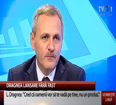 Liviu Dragnea la TVR 1, Foto: Captura TVR1