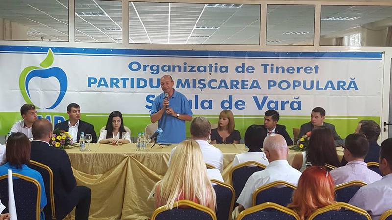 Traian Basescu, la scoala de vara a PMP, Foto: Facebook / Traian Basescu