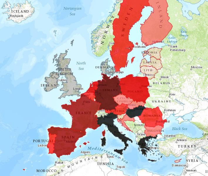 Cotele de refugiati in statele UE - propunerea CE sept 2015, Foto: Hotnews