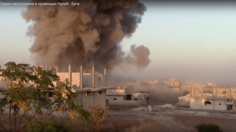 Asalt al armatei siriene si al aviatiei ruse asupra rebelilor din Idlib (foto arhiva), Foto: Captura YouTube