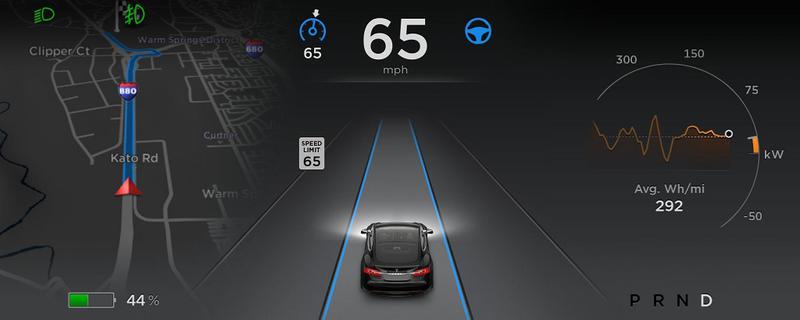 Sistemul Autopilot, Foto: Tesla Motors