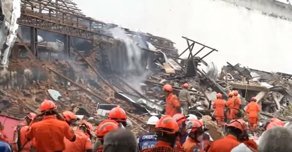 Explozie la Rio de Janeiro, Foto: Captura Youtube.com