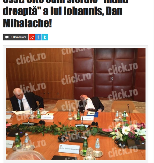 Dan Mihalache ar fi adormit in timpul unei intalniri oficiale, Foto: Click