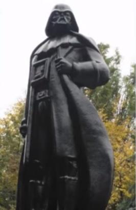 Darth Vader, in Odessa, Foto: Captura YouTube