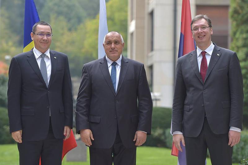 Victor Ponta, Boiko Borisov si Aleksandar Vucici, Foto: Facebook - Victor Ponta
