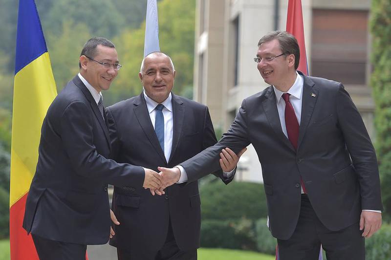 Victor Ponta, Boiko Borisov si Aleksandar Vucici, Foto: Facebook - Victor Ponta