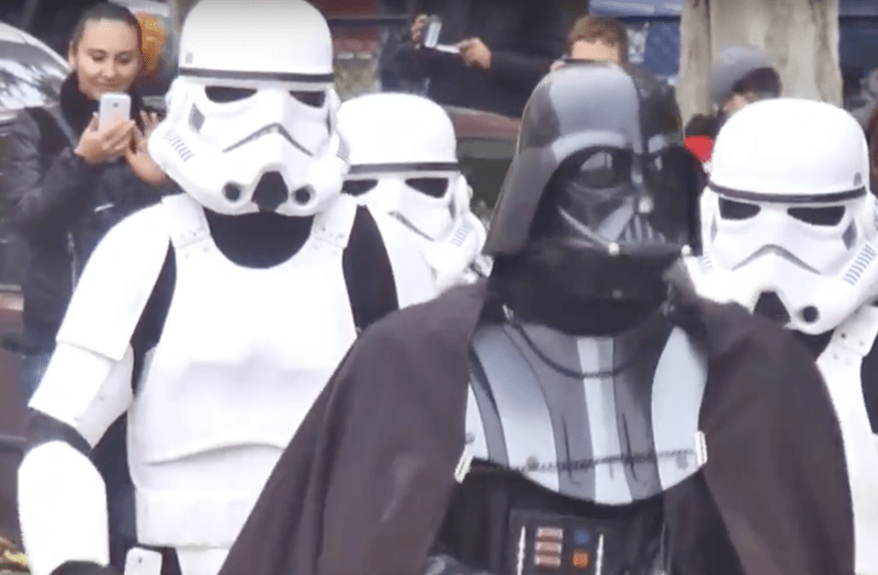 Personaje Star Wars la alegerile locale din Ucraina, Foto: Captura YouTube