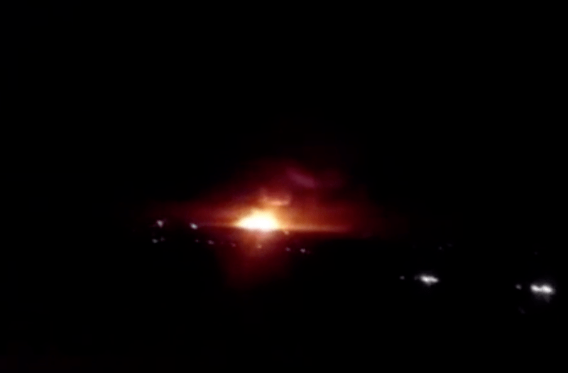 Incendiu la un depozit ucrainean de armament, Foto: Captura YouTube