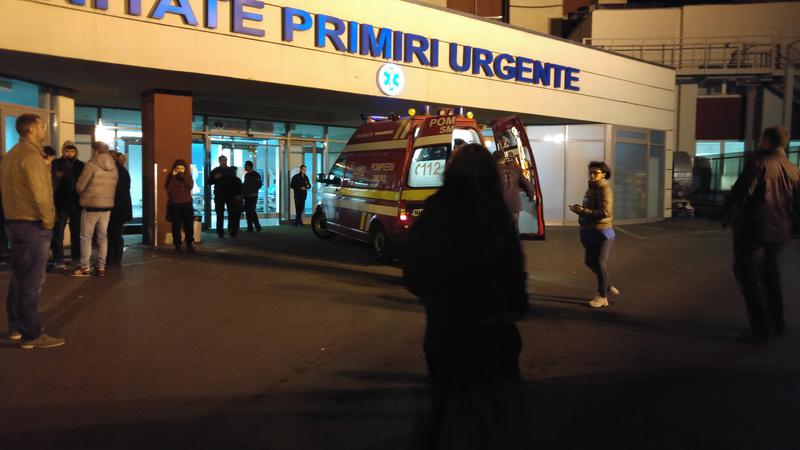 Intrarea in Spitalul Universitar, Foto: Hotnews