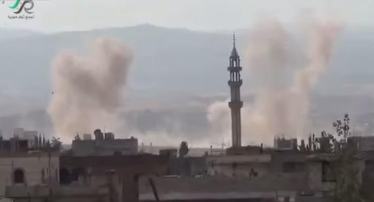 Raiduri aeriene ruse in Siria, Foto: Captura YouTube