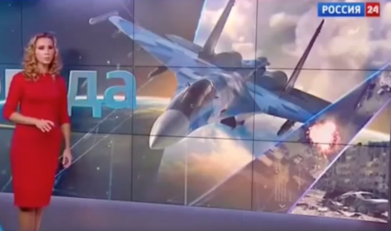 Prognoza meteo la Rossia 24: Vremea este perfecta pentru bombardamente in SIria, Foto: Captura YouTube