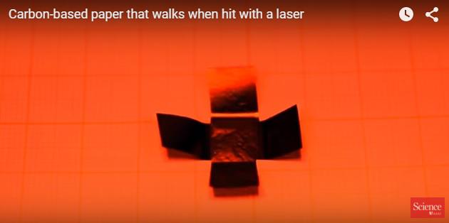 Hartia care se pliaza singura, Foto: Captura YouTube