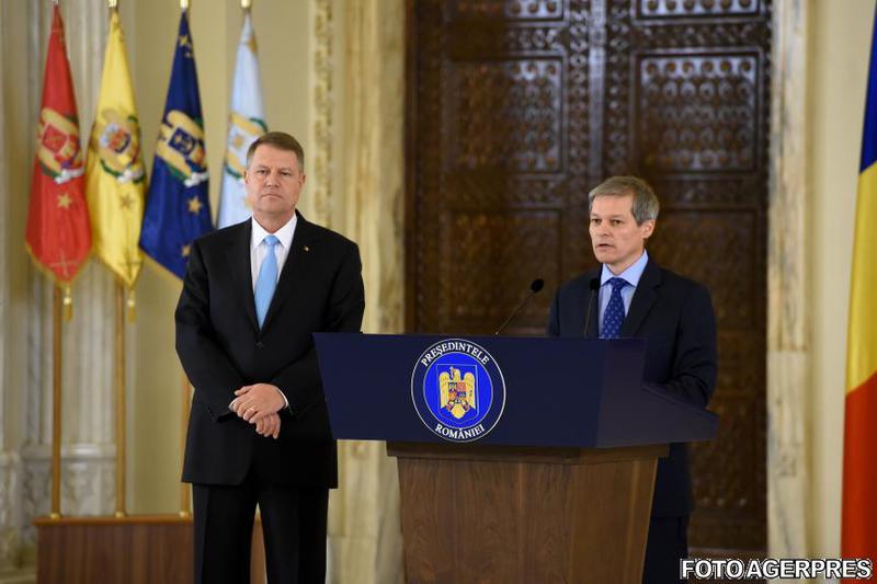 Klaus Iohannis si Dacian Ciolos, Foto: Agerpres