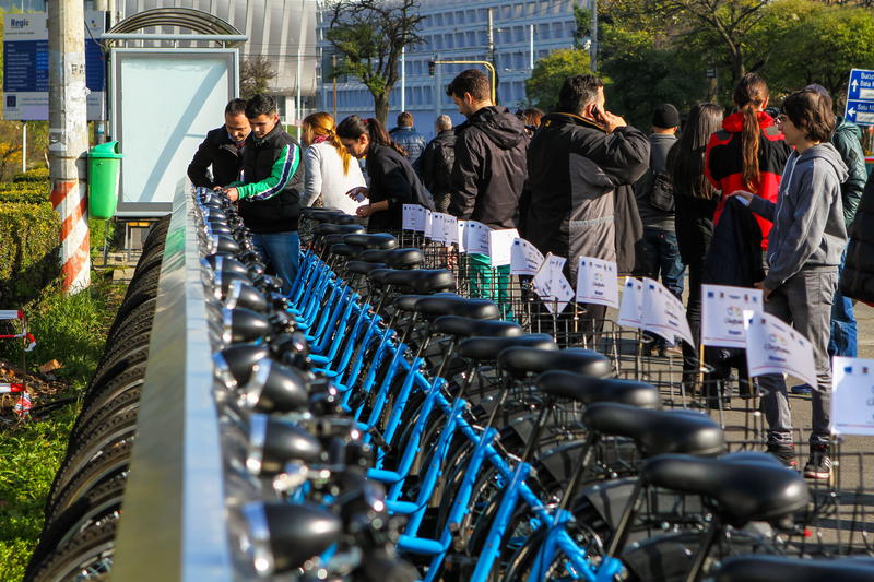 Lansare retea bikesharing Cluj, Foto: Primaria Cluj