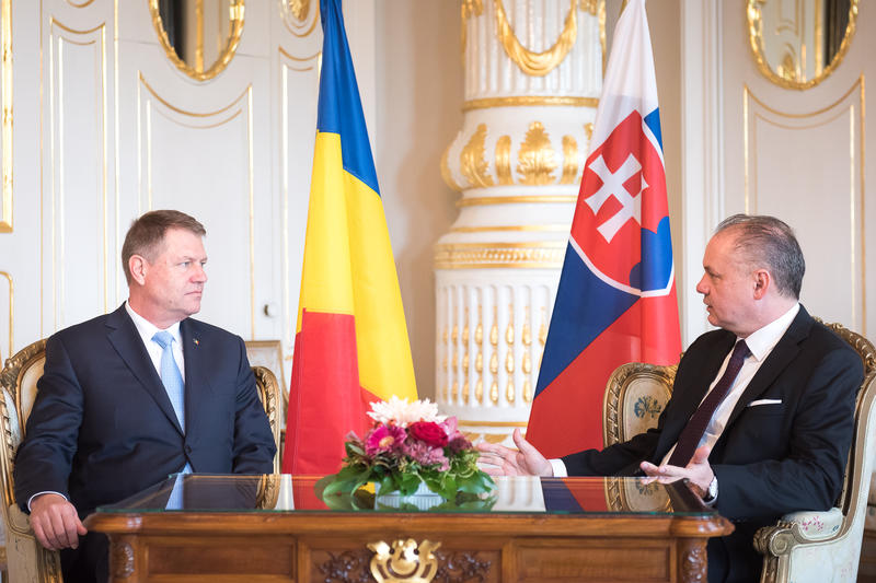 Klaus Iohannis si Andrej Kiska, Foto: Presidency.ro
