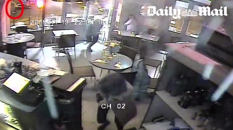 Imagini de la atacul din Paris, Foto: Captura DailyMail