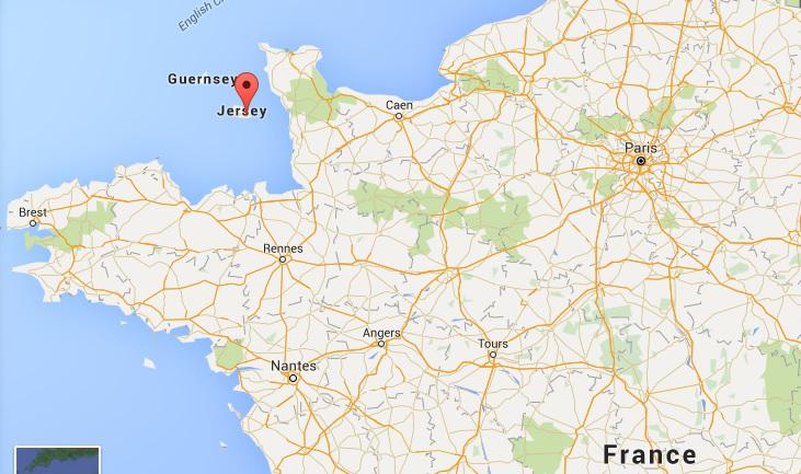 Insula Jersey, Foto: Captura Google Maps
