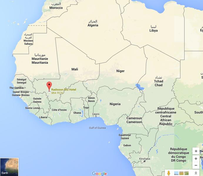 Hotel Radisson din Bamako, Foto: Google Maps