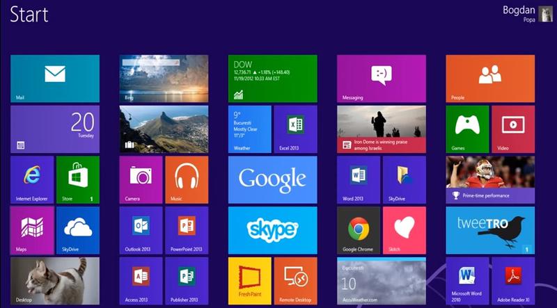 windows 8, Foto: Captura YouTube