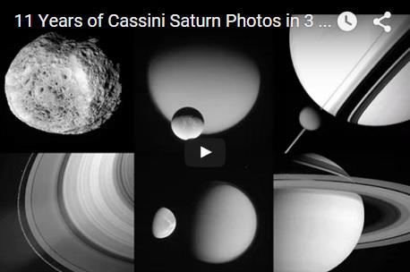 11 ani de cercetare a planetei Saturn intr-un material video de 3 ore si 48 de minute, Foto: Captura YouTube