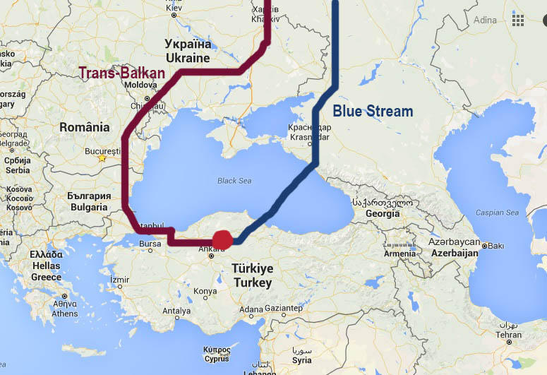 Gazoductele ruse, Foto: Google Maps