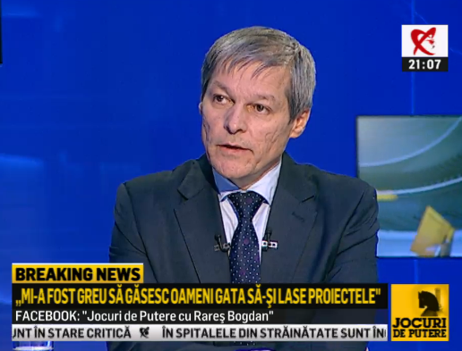 Dacian Ciolos, Foto: Captura Realitatea TV