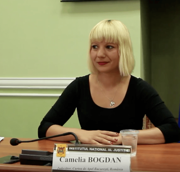 Judecatoarea Camelia Bogdan, Foto: Captura YouTube