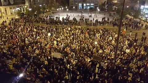 Protest la Bacau, Foto: Daniel Bogdan