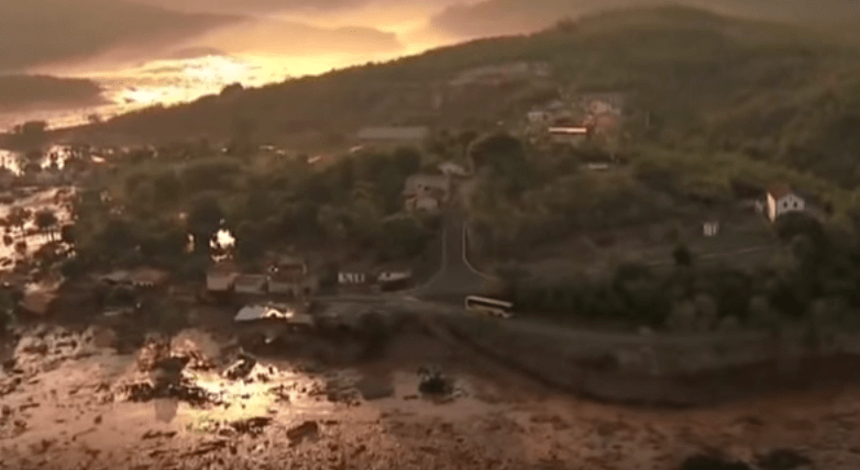 Baraj minie rupt in Brazilia, Foto: Captura YouTube