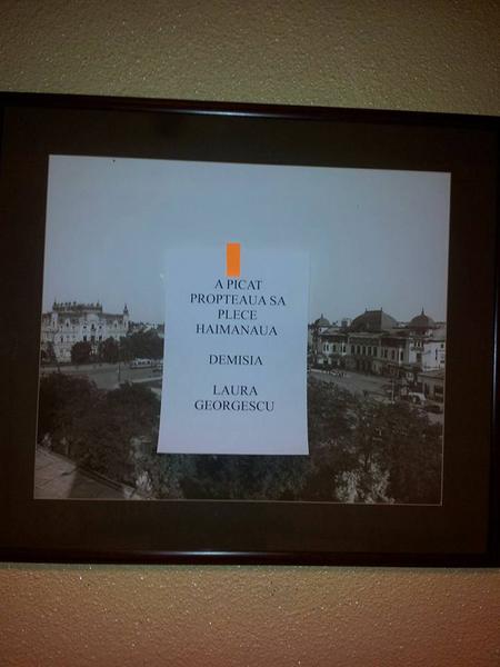 Afis Laura Georgescu, Foto: Narcisa Iorga / Facebook