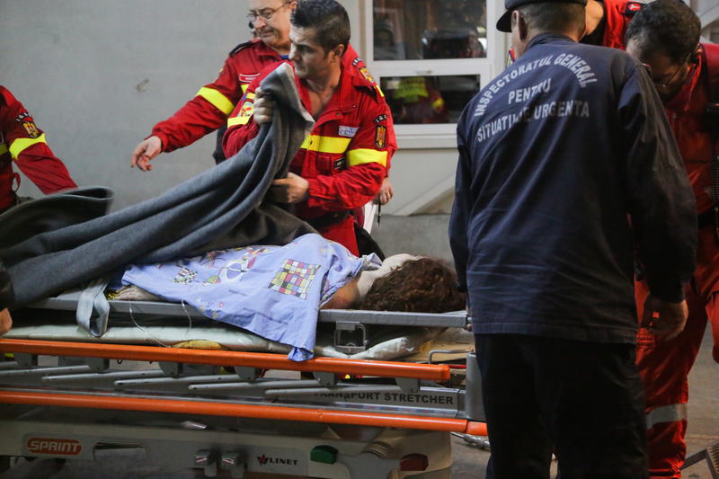 Raniti in incendiul din Colectiv, Foto: Mediafax