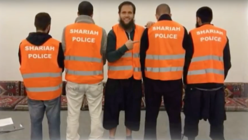 Politie islamica in Wuppertal, Foto: Captura YouTube