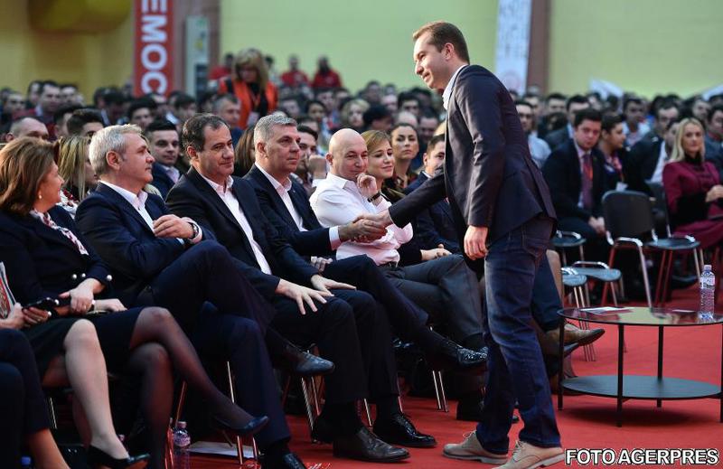 Mihai Sturzu si Liviu Dragnea la congresul TSD, Foto: Agerpres