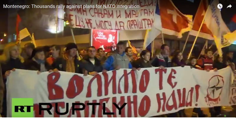 Protest Muntenegru, Foto: Captura YouTube