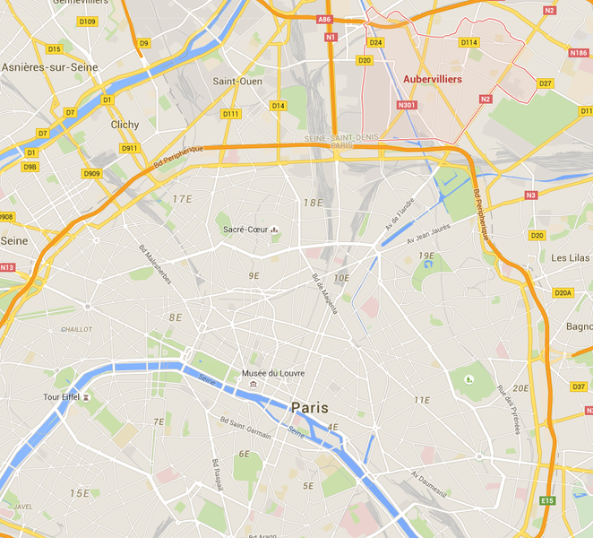 Aubervilliers, Franta, Foto: Google Maps