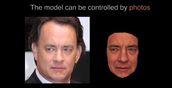 Model 3D Tom Hanks, Foto: captura ecran