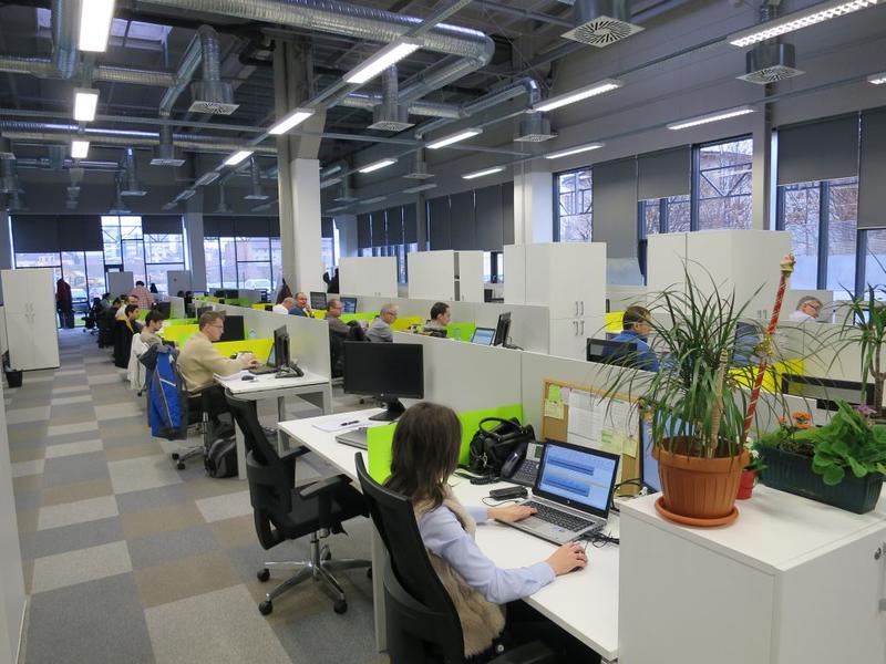 In noul sediu Alcatel-Lucent, Foto: Hotnews