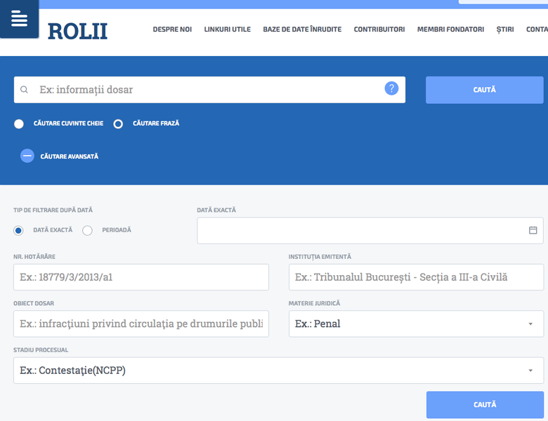 ROLII, portalul ce va contine toate hotararile instantelor, Foto: rolii.ro