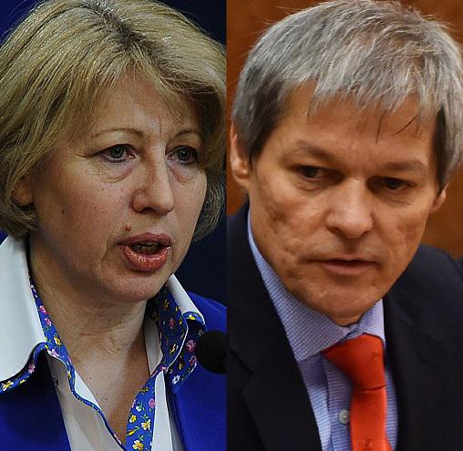 Aura Raducu si Dacian Ciolos, Foto: Guvernul Romaniei